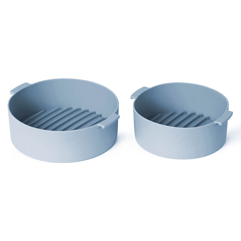 Khay Silicone Dành Cho Nồi Chiên Không Dầu Và Lò Vi Sóng, 238x210x70mm - 2 Màu (Xanh Dương, Hồng) - LocknLock - CKB002 image number null